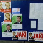 Plakaty Sawickiego i Jakiego