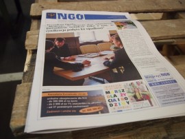 Wydanie papierowe NGO w drukarni