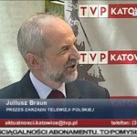 Julusz Braun 24 maja w TVP Katowice