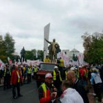 Protest_opolska Solidarnosc_pomnik Tuska