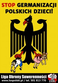 plakat - Nie dla germanizacji! - 05-03-2014
