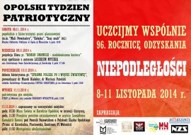 zaproszenie - TYDZIEN_PATRIOTYCZNY - 11-11-2014