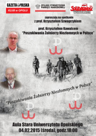 Plakat - prof. Szwagrzyk - 04-02-2015
