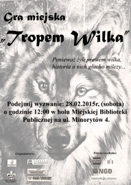 plakat - tropem wilka - 28-02-2015