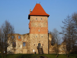 800px-Chudów_castle_in_March